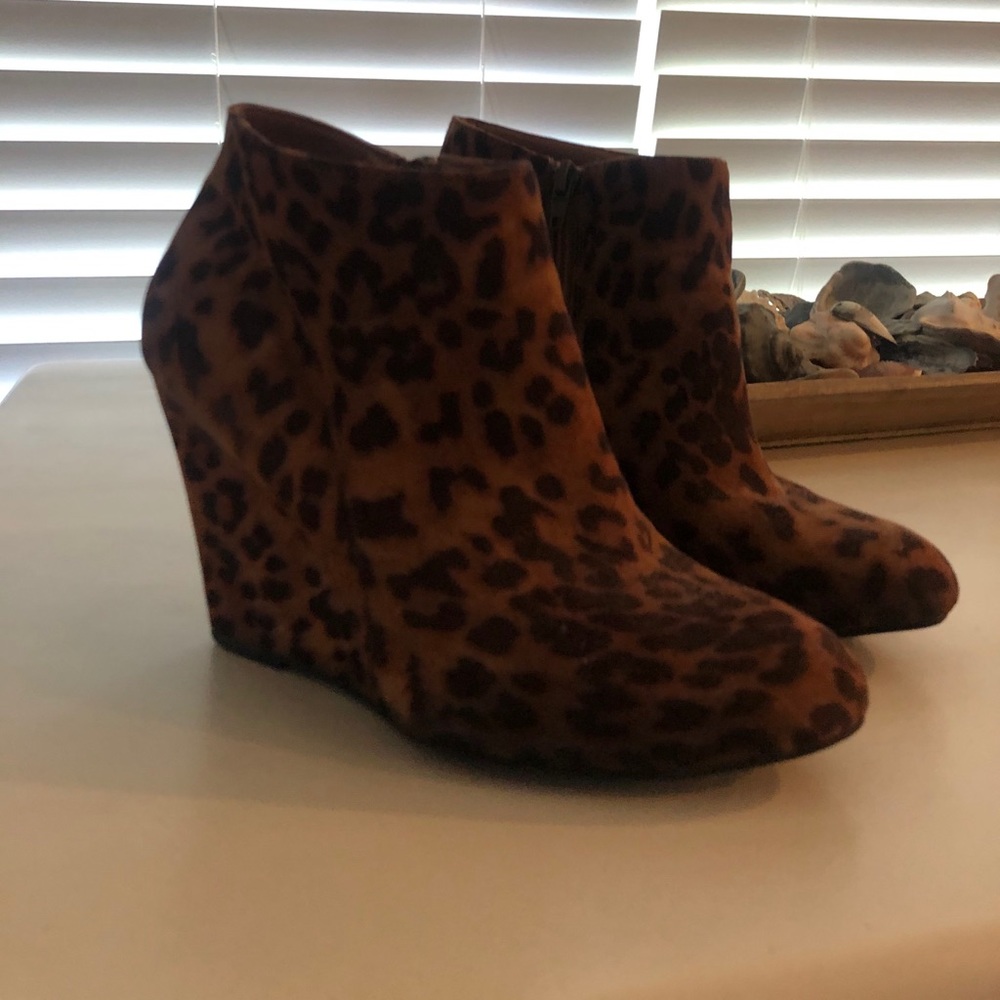 Leopard Print Booties - image 1